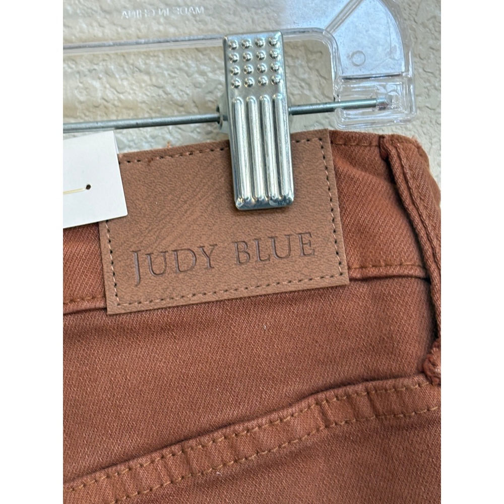 NWT Judy Blue Camel Garment Dyed High Waist Wide Leg Crop Jeans 14W JB88805 - Picture 10 of 11